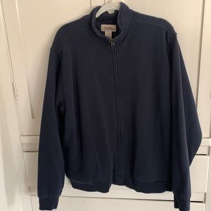 L.L. Bean Katahdin Iron Works Zip up  blue sweater size Large - Regular